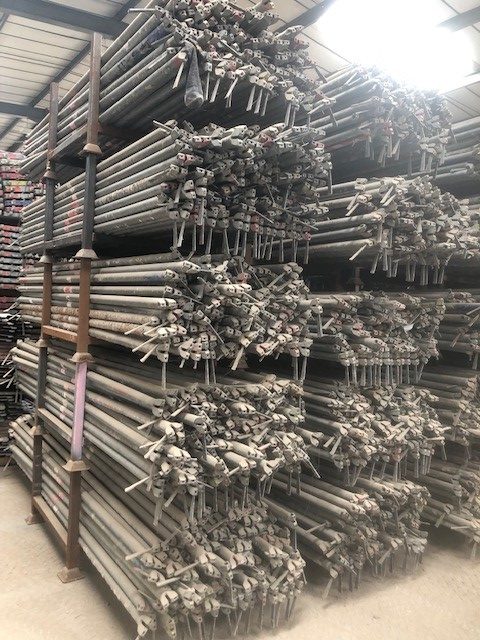 Complete 150 m² ALTRAD multidirectional scaffolding set – used, near new condition
