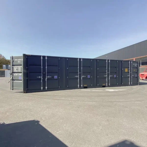 40ft HC shipping container with 4 side doors