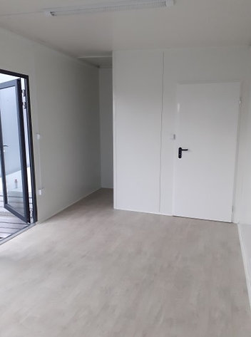 21 m² Office Container with WC + Kitchenette