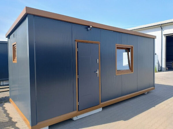 21 m² Office Container with WC + Kitchenette