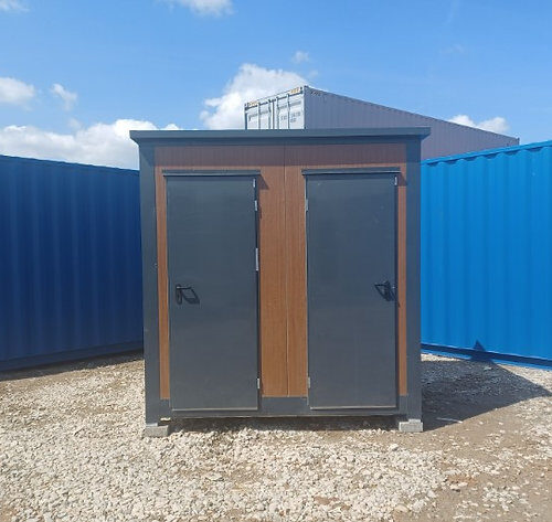 Double sanitary container – 2 toilets / toilet + urinal