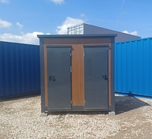 Double sanitary container – 2 toilets / toilet + urinal