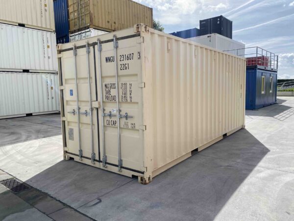 20ft shipping container (beige ral 1015)