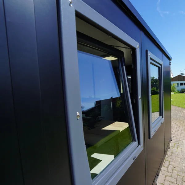 4 x 2 meter black office container