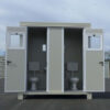 Brand new ss1 sanitary block – 2 toilets + 2 washbasins
