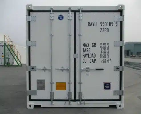 20-foot high cube insulated container