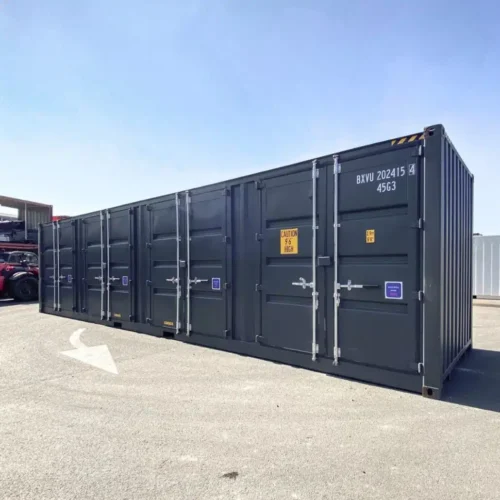 40ft HC shipping container with 4 side doors