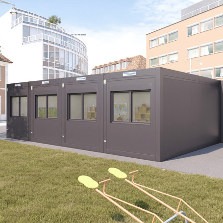 MODULAR CLASSROOM & OFFICE COMPLEX – SET OF 4 BUNGALOWS