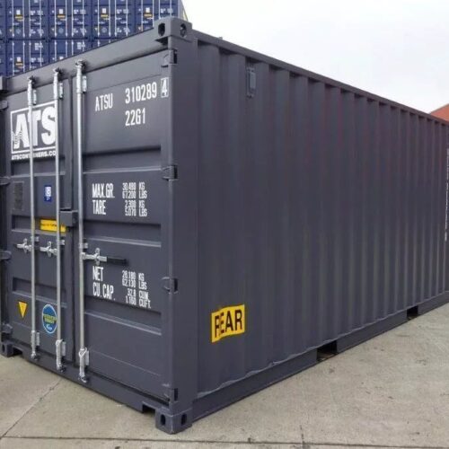 20ft hc shipping container (1st trip) grey