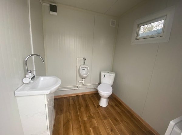 Sanitary container wc box – double cabin