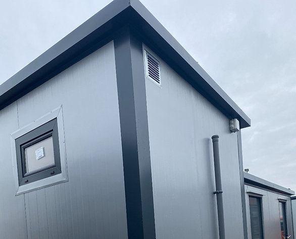 Sanitary container wc box – double cabin