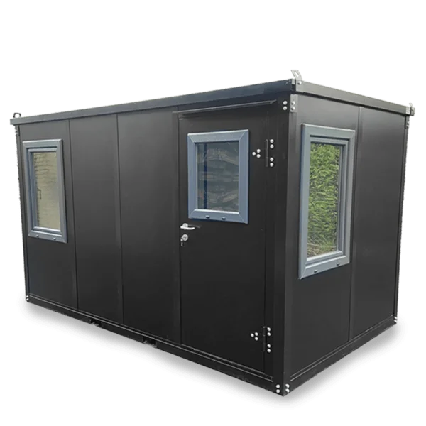 4 x 2 meter black office container